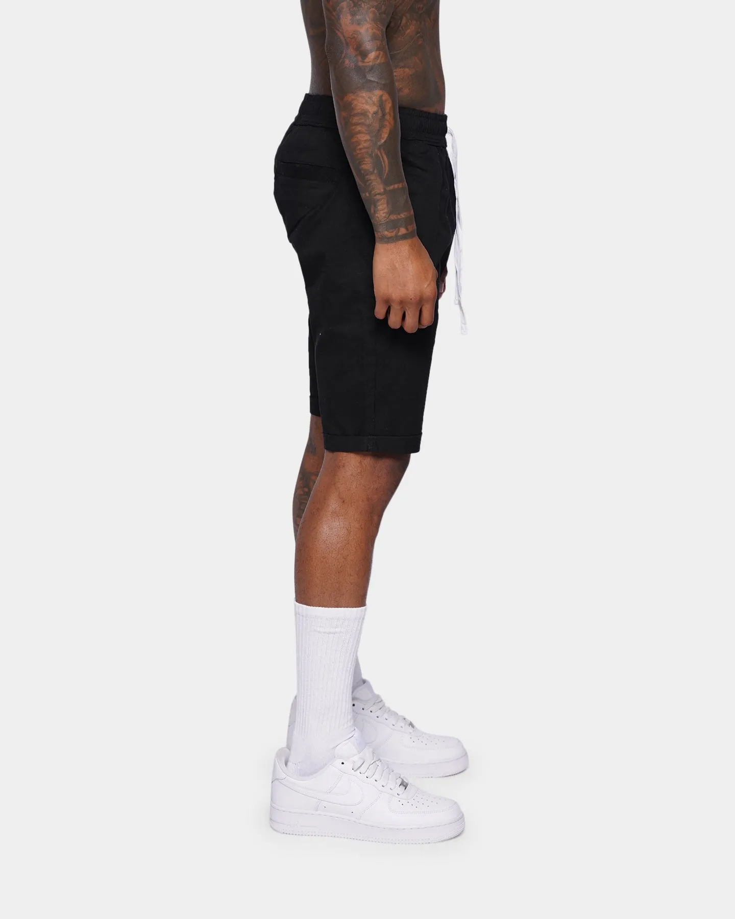 XXIII Riven Cord Shorts Black