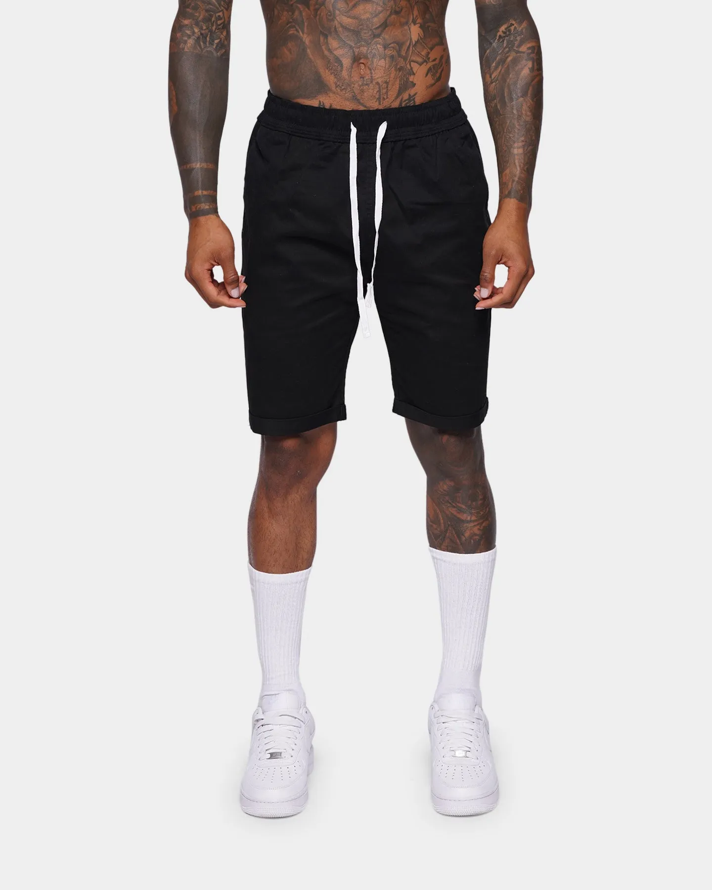 XXIII Riven Cord Shorts Black